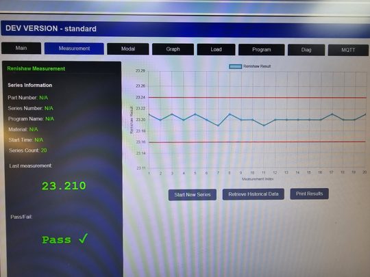 Fanuc FOCAS measurement dashboard